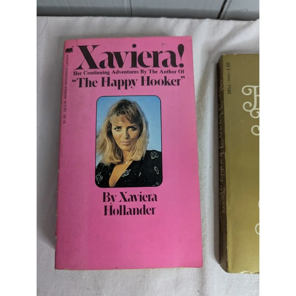 2‎ lot Vintage Erotica Xaviera Hollander The HAPPY HOOKER sexual pleasure books